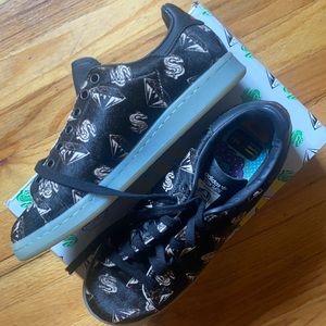 Pony hair adidas sneakers